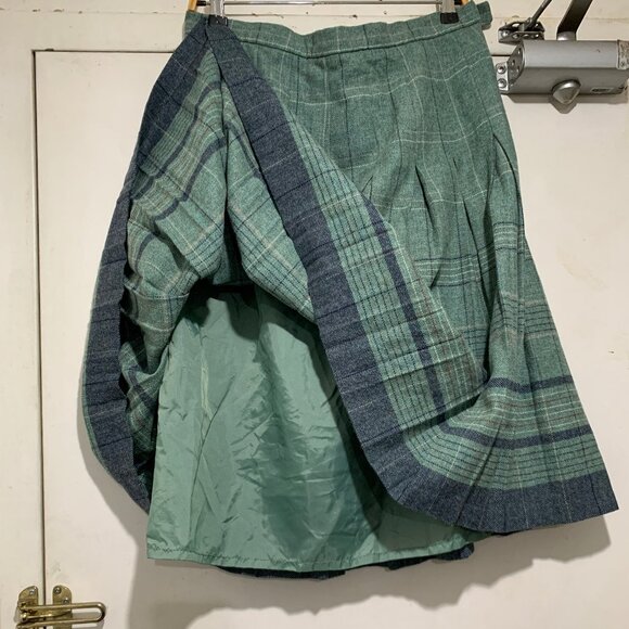 THE DUNEDIN TRADITION BY EDINBURGH WOOLLEN MILL VINTAGE WOOL PLAID SKIRTS - Picture 6 of 8